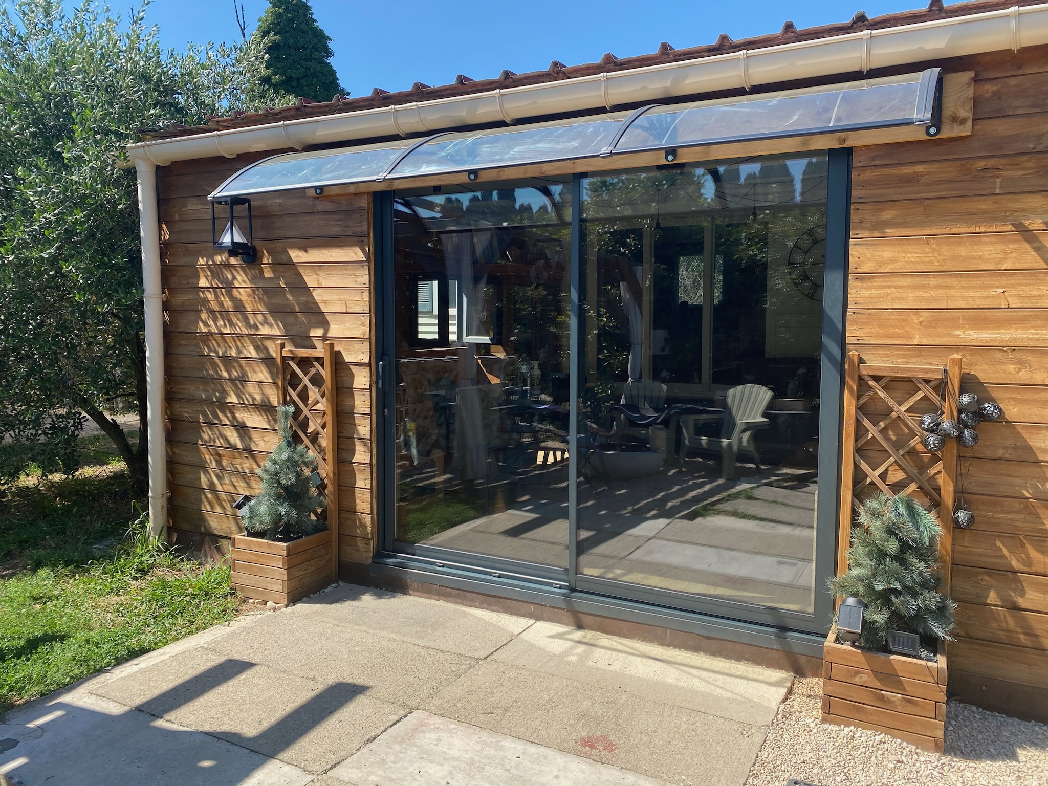 Coulissant ALU Gris anthracite creation de rangement